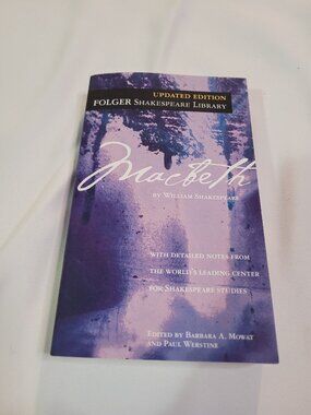 Macbeth Used Paperback Book William Shakespeare Folger Shakespeare Library Editi